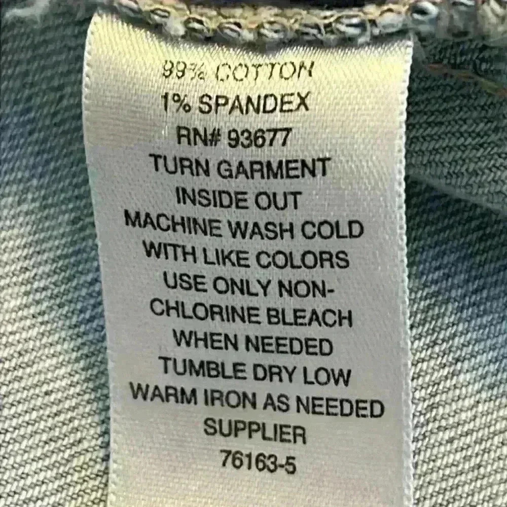 Boutique Jean Jacket Women's 1X Light Wash Blue Cotton/Spandex - Picture 7 of 9